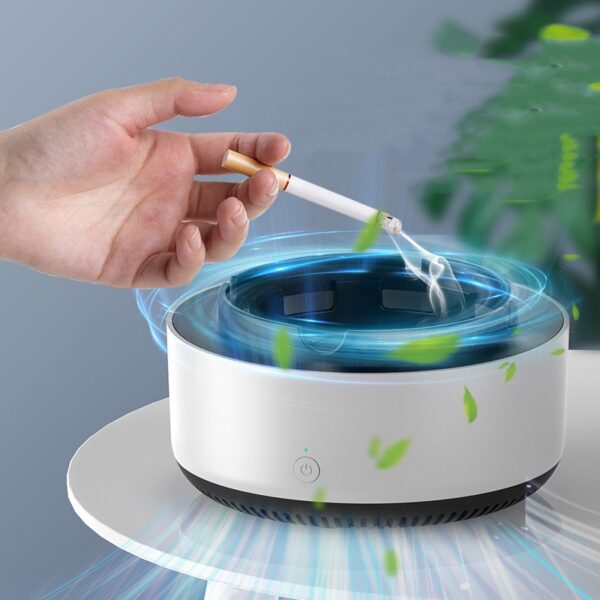 Smoke Removal Air Purification Ashtray Anion Purification Practical Automatic Purifier Ashtray Portable Gadgets For Car Ashtray - Image 7