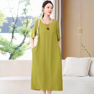 Middle-aged Mom Dress Homewear Outerwear